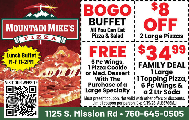 VALUABLE COUPON