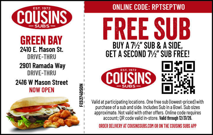 VALUABLE COUPON