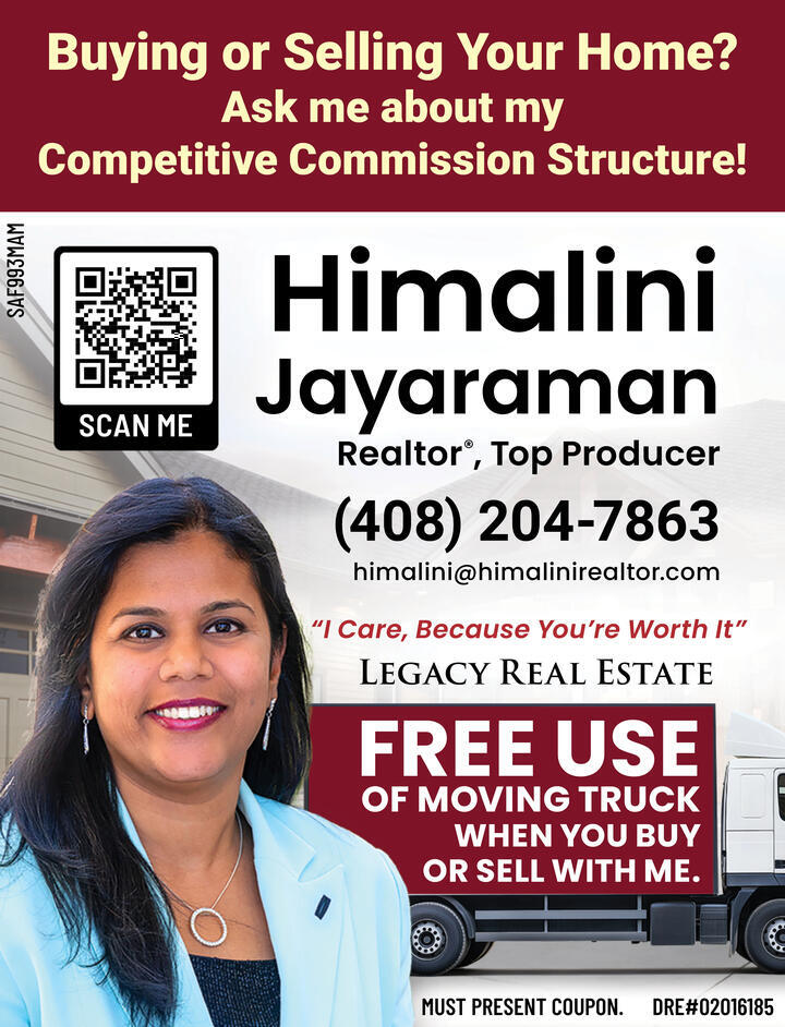HIMALINI JAYARAMAN, REALTOR®, TOP PRODUCER