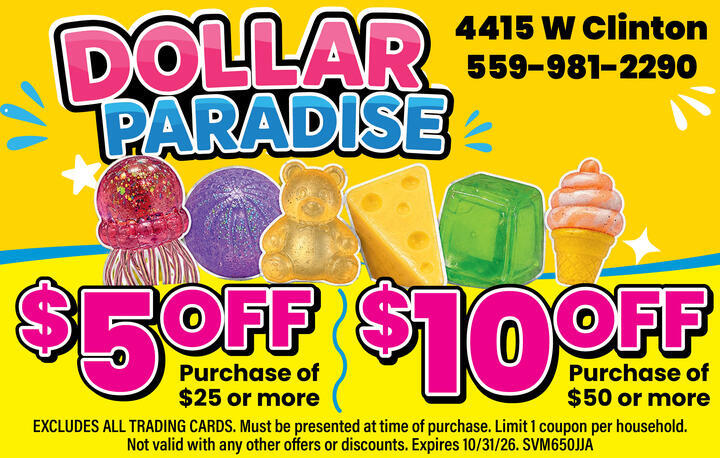 VALUABLE COUPON