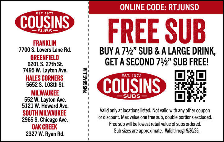 VALUABLE COUPON