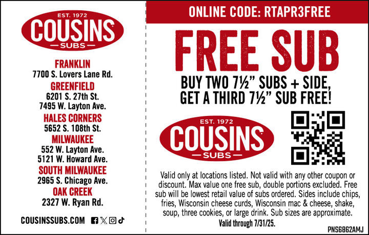 VALUABLE COUPON