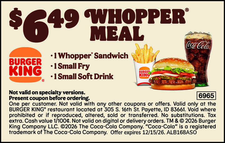 VALUABLE COUPON