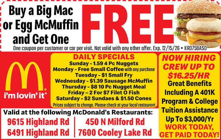 VALUABLE COUPON