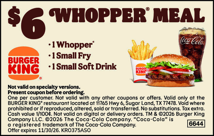 VALUABLE COUPON