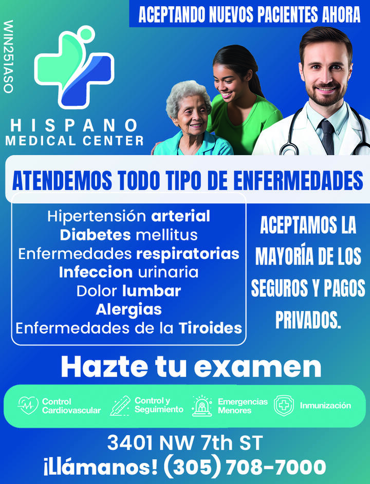 ATENDEMOS TODO TIPO DE ENFERMEDADES