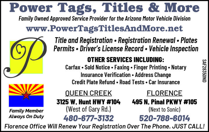 Power Tags, Titles & More