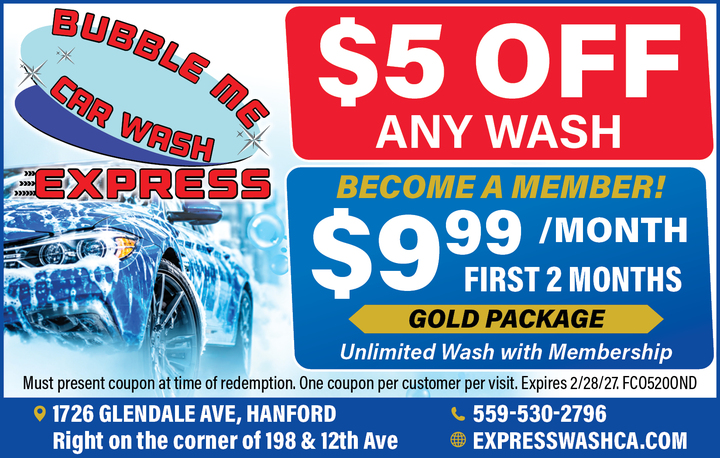Bubble Me Express Car Wash