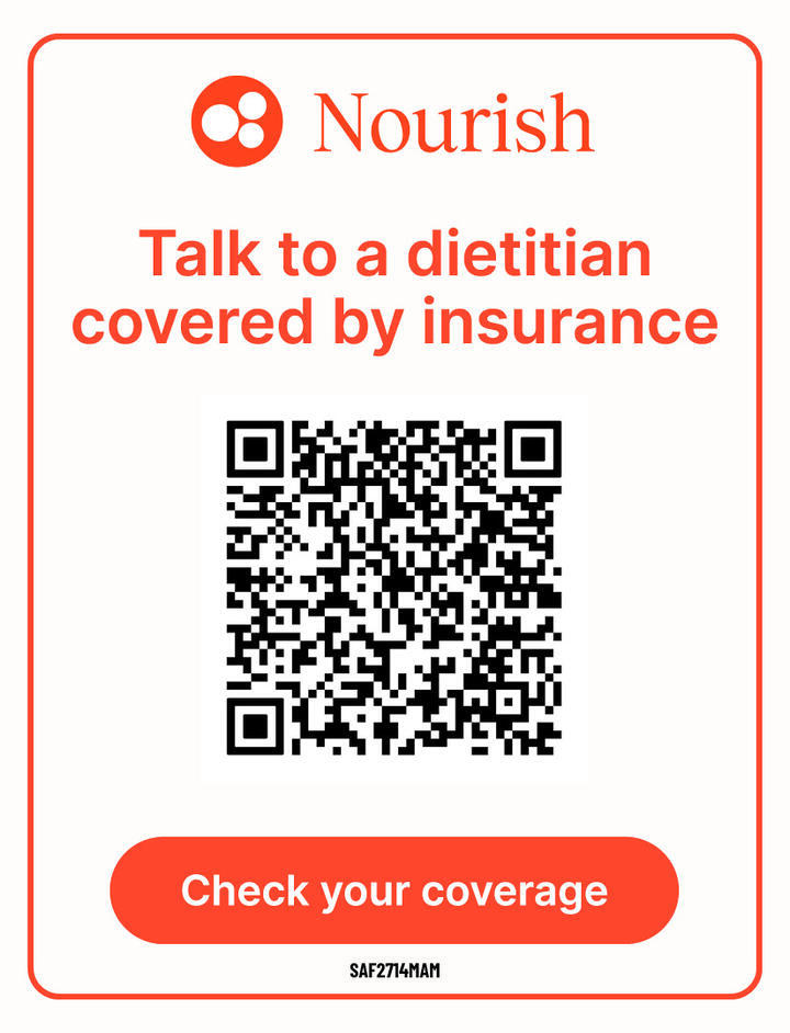 TALK TO A DIETITIAN COVERED BY INSURANCE