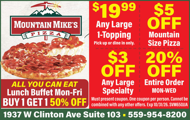 VALUABLE COUPON