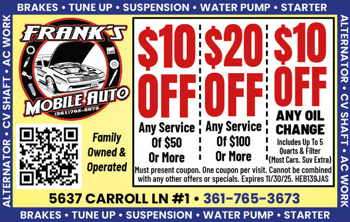 VALUABLE COUPON