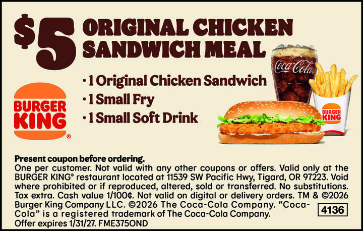 VALUABLE COUPON