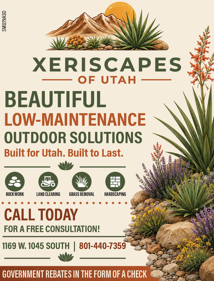 BEAUTIFUL LOW-MAINTENENCE OUTDOOR SOLUTIONS BUILT FOR UTAH. BUILT TO LAST.