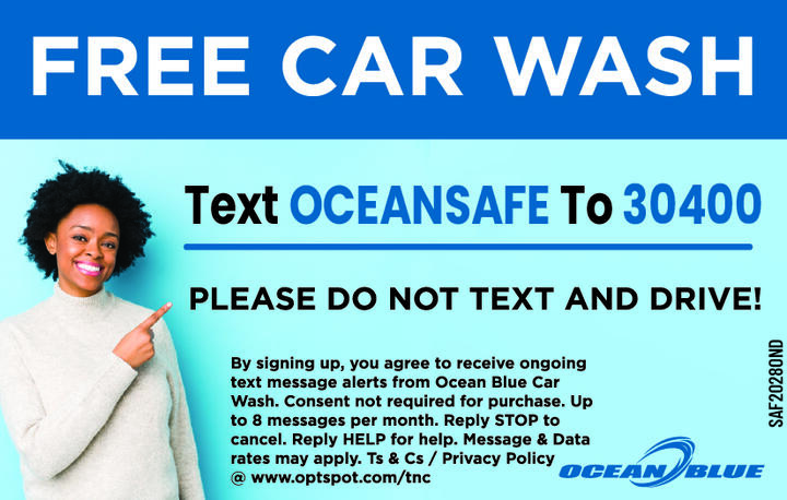 Text OCEANSAFE To 30400