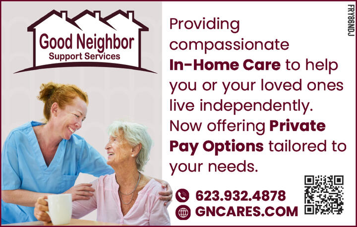 Providing compassionate In-Home Care to help you or your loved ones live independently