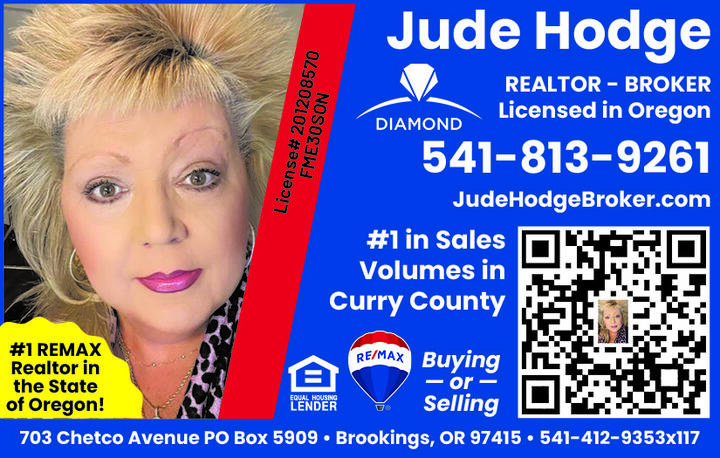 JUDE HODGE, DIAMOND REALTOR - BROKER