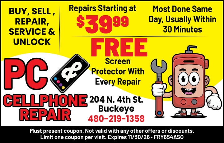 PC & CELL PHONE REPAIR Coupon by IndoorMedia