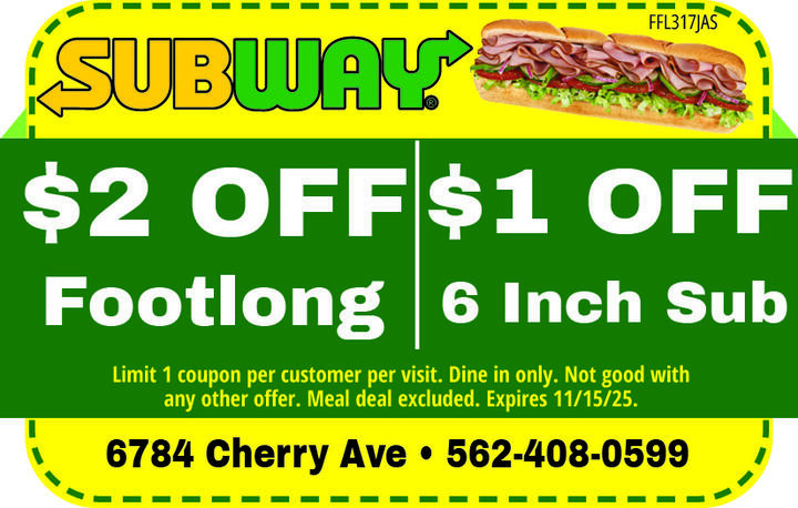 VALUABLE COUPON